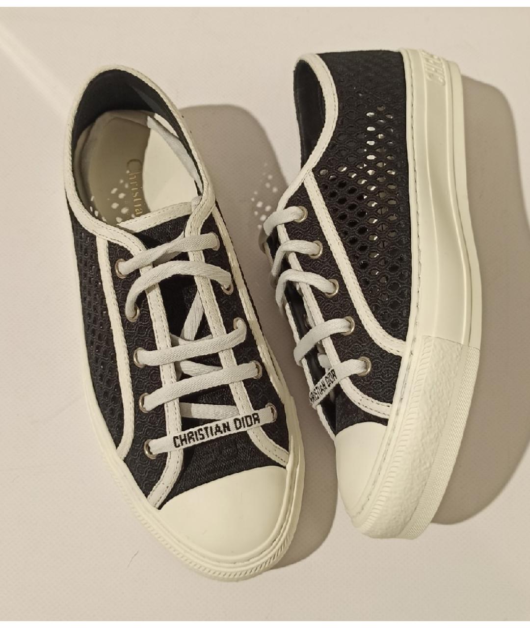 CHRISTIAN DIOR Черные кеды, фото 5