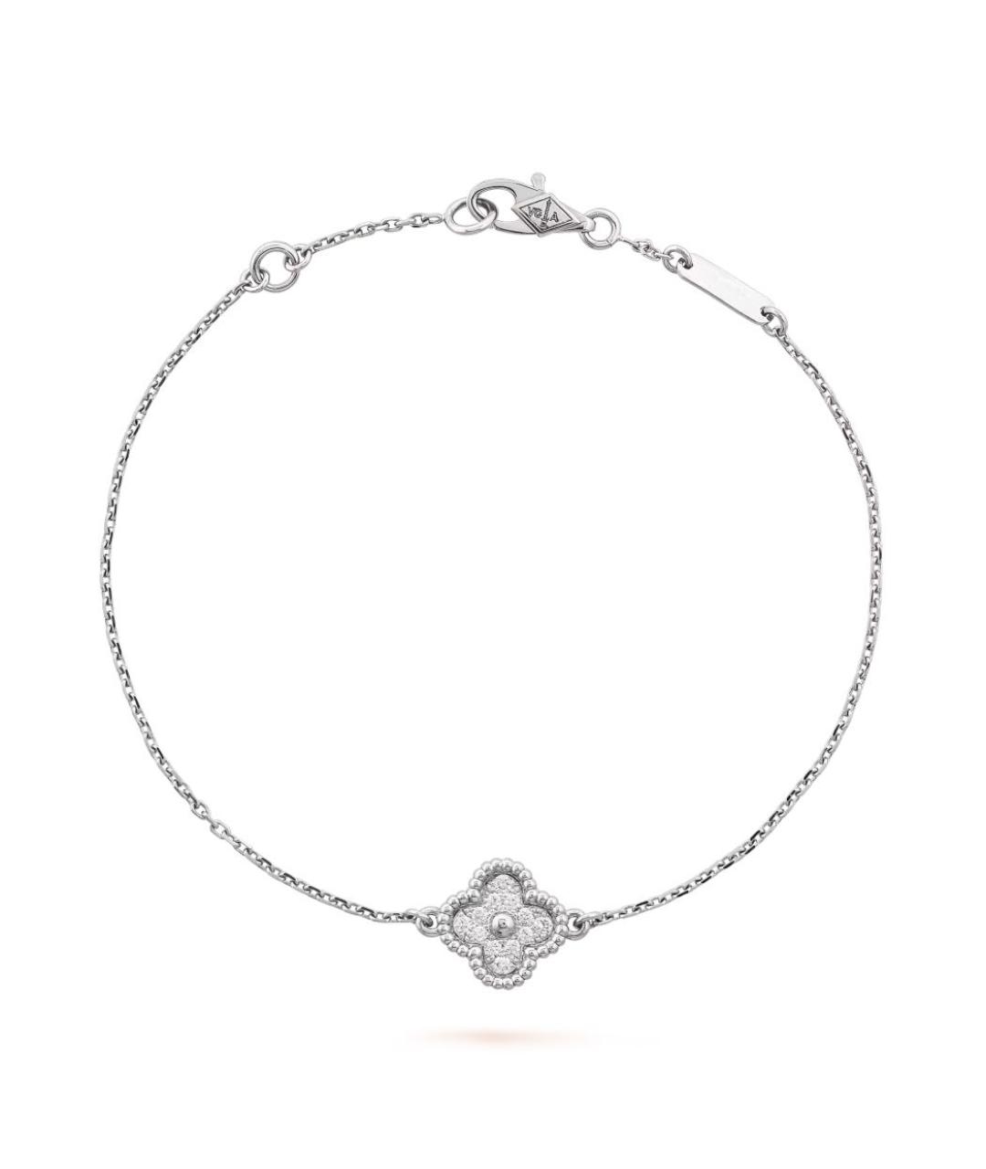 VAN CLEEF & ARPELS Серебрянный браслет из белого золота, фото 7