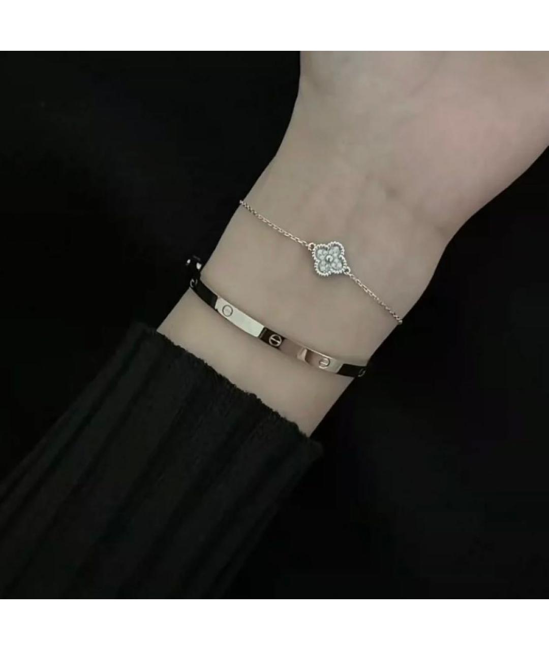 VAN CLEEF & ARPELS Серебрянный браслет из белого золота, фото 6