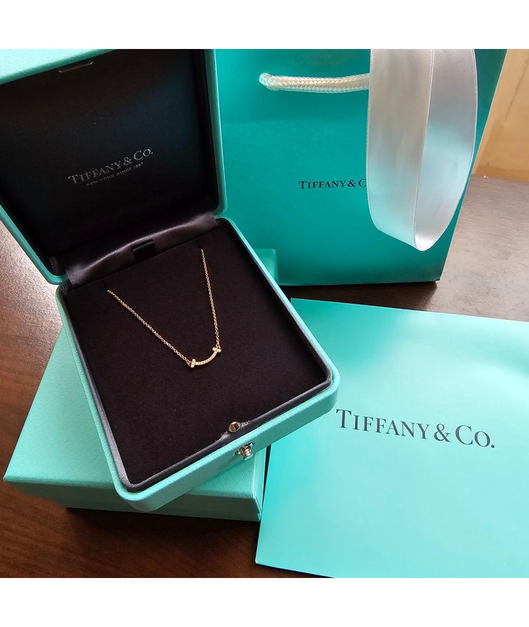 TIFFANY&CO Золотая подвеска из желтого золота, фото 5