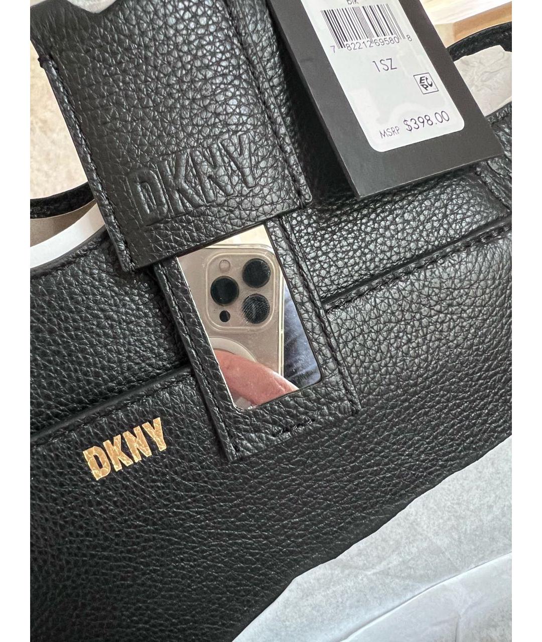 DKNY Черная сумка тоут, фото 6