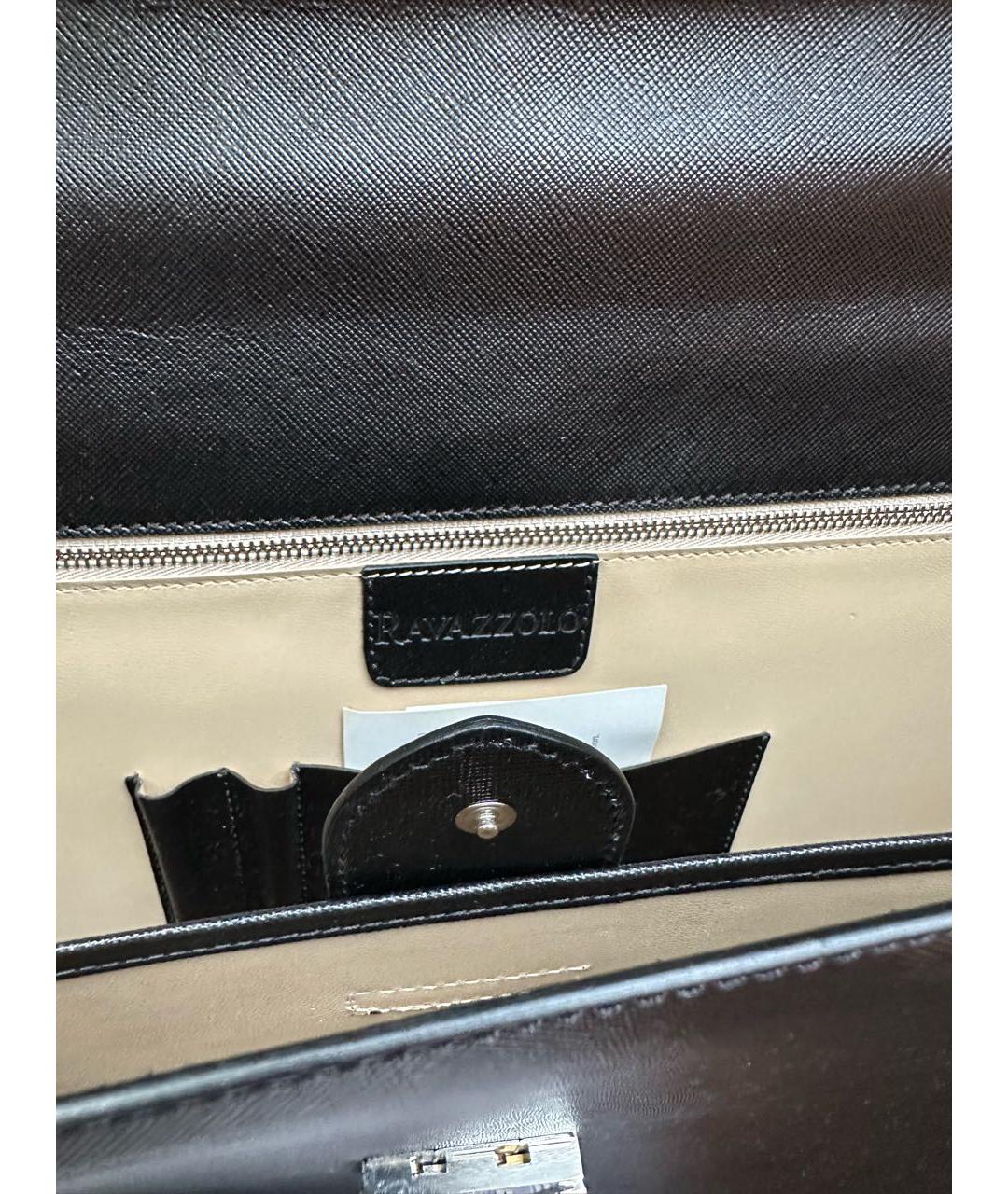 RAVAZZOLO Черный портфель, фото 5