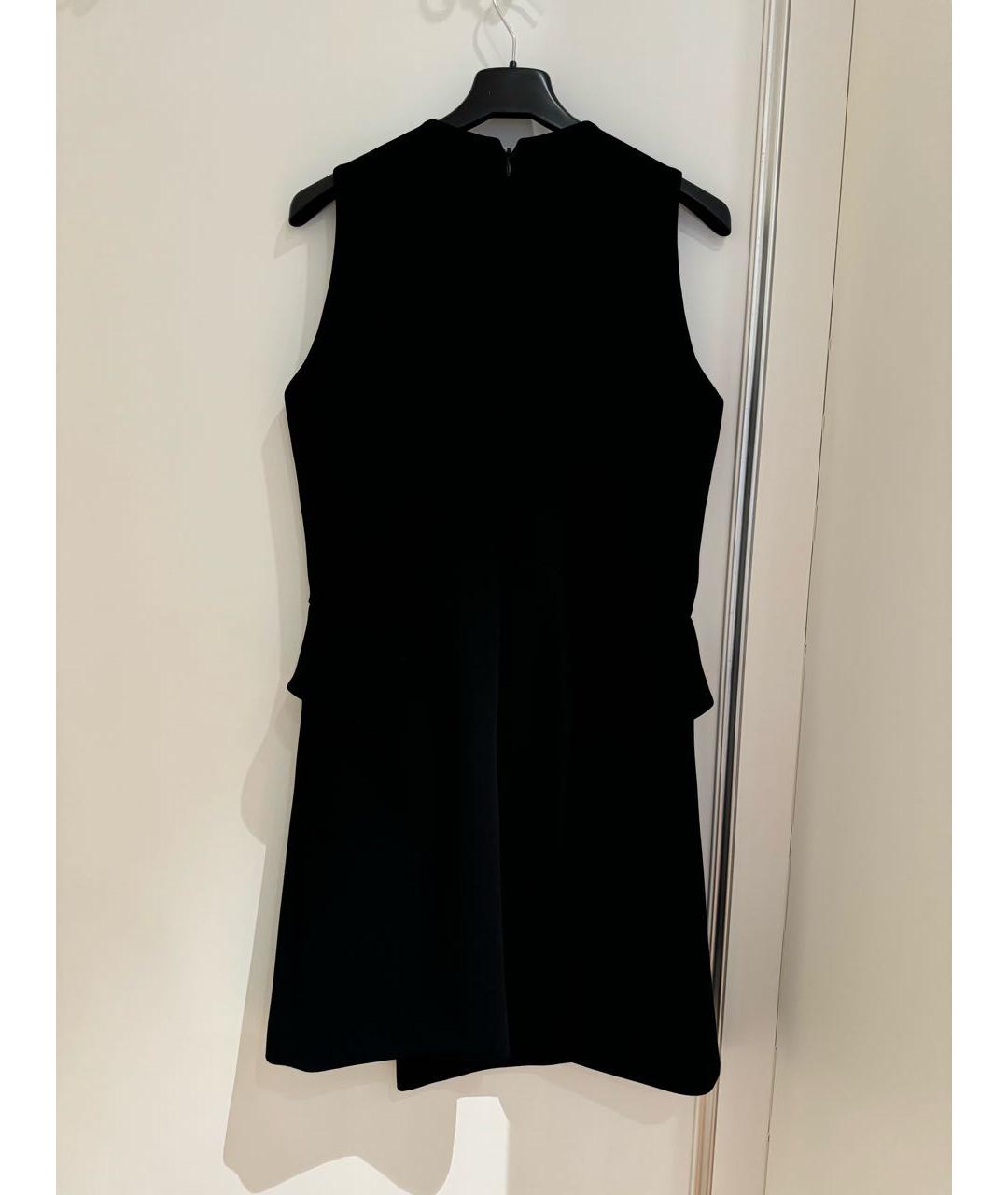 CARVEN Черное полиэстеровое коктейльное платье, фото 2