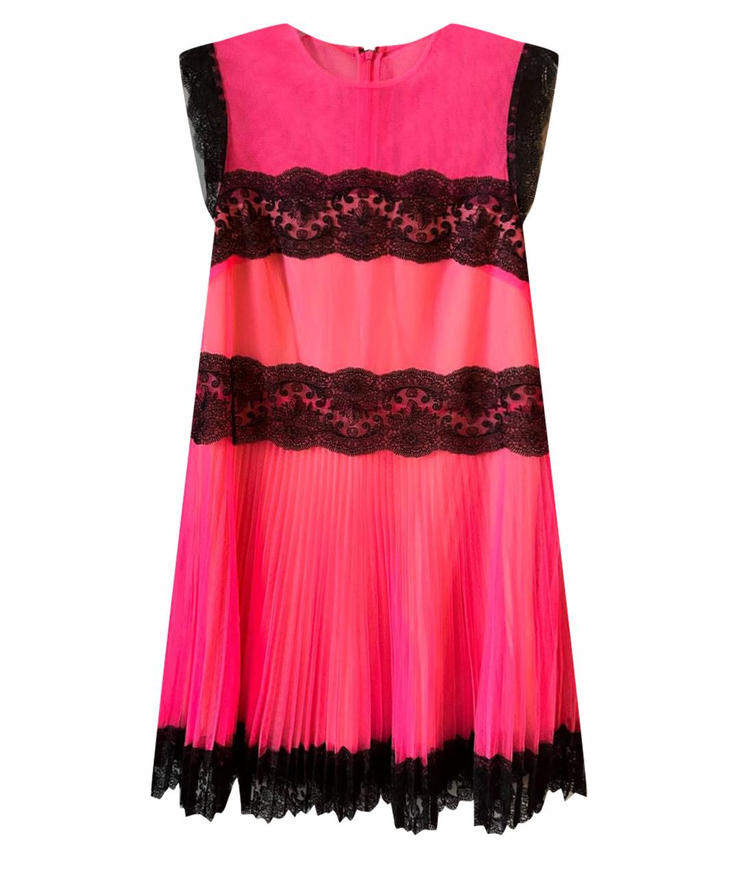 CHRISTOPHER KANE Розовое полиамидовое платье, фото 1