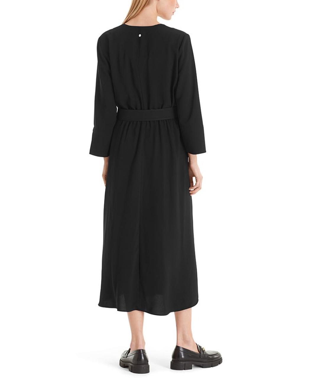 MARC CAIN Черное полиэстеровое повседневное платье, фото 3