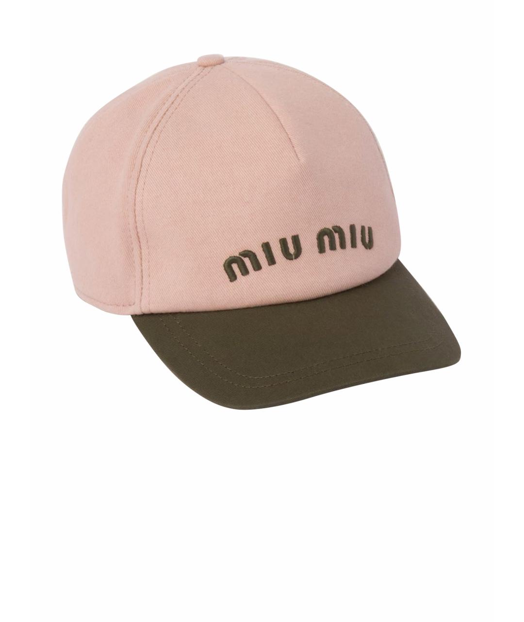 MIU MIU Розовая кепка, фото 1