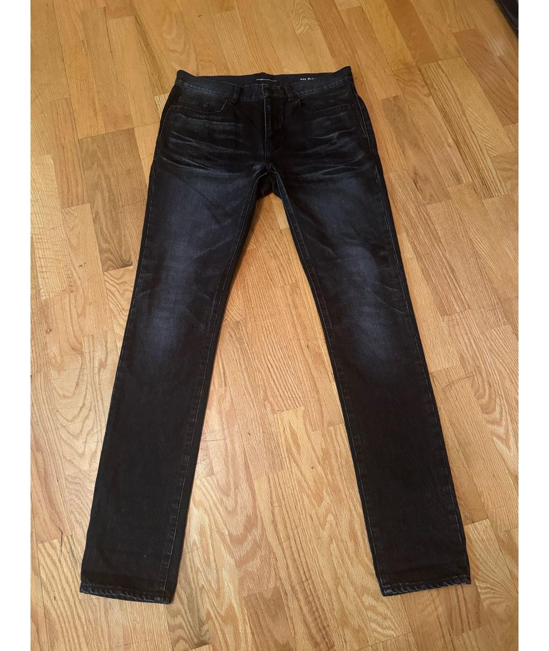 SAINT LAURENT Черные прямые джинсы, фото 9