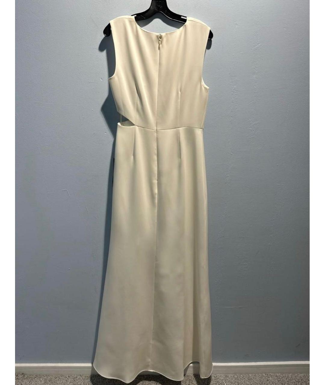BCBG MAXAZRIA Белое полиэстеровое вечернее платье, фото 2