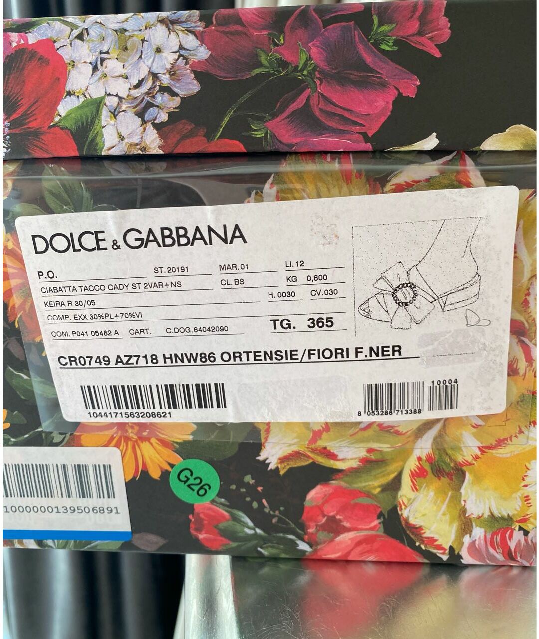 DOLCE&GABBANA Мульти кожаные мюли, фото 5