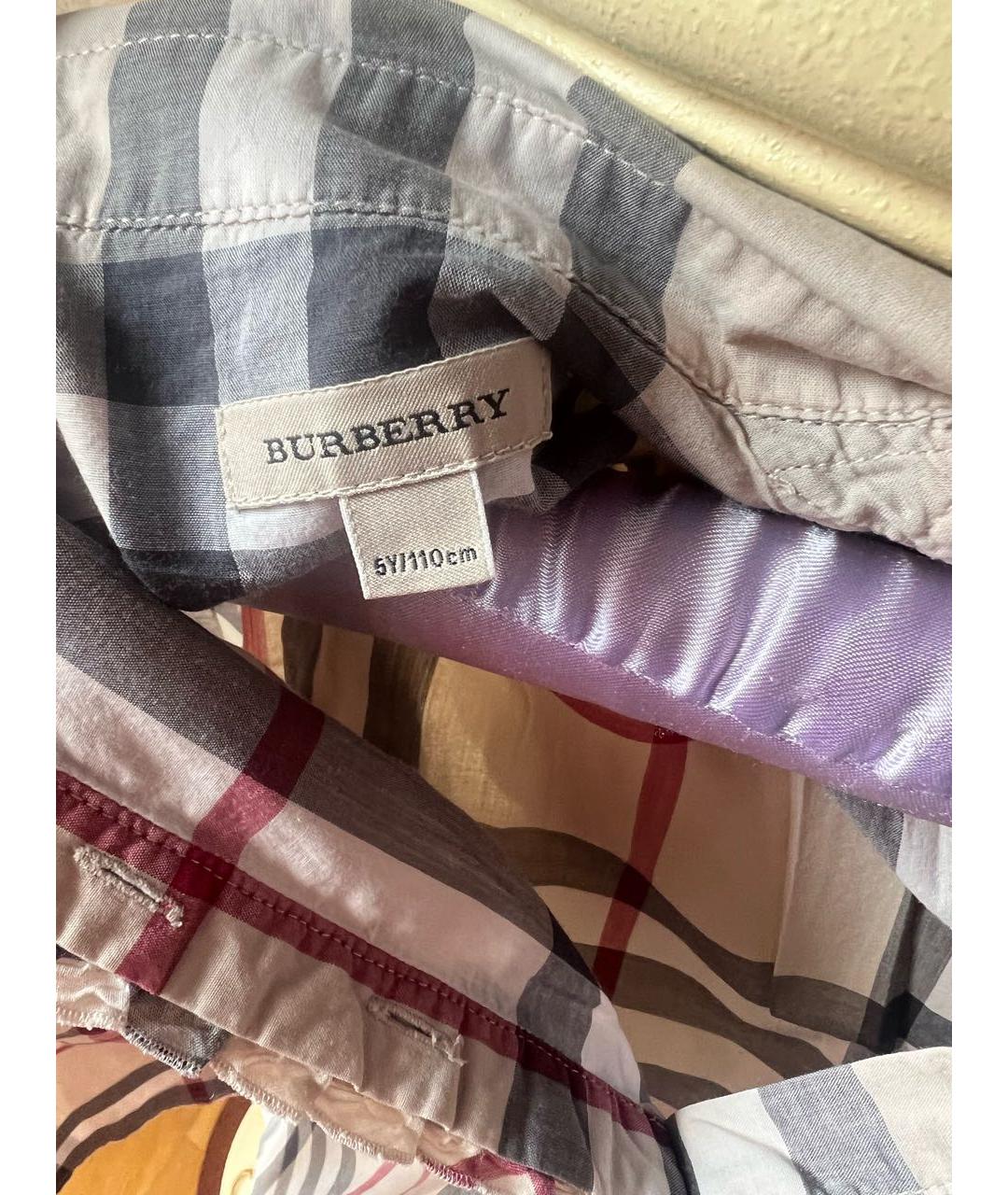 BURBERRY Хлопковая рубашка/блузка, фото 3