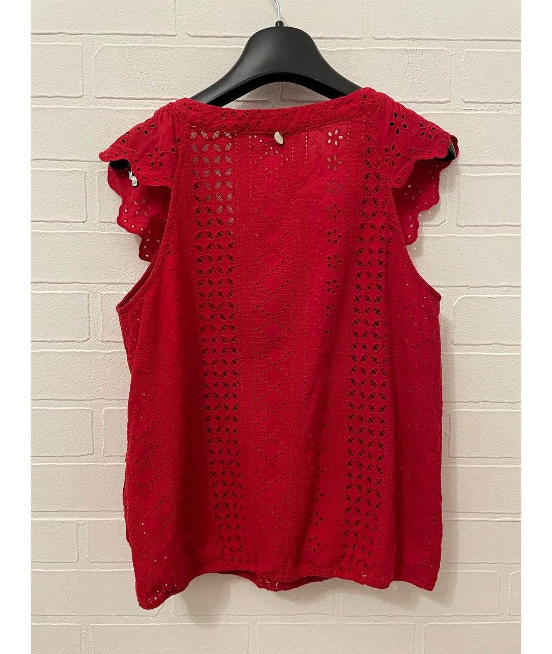 LIU JO Красная хлопковая блузы, фото 2