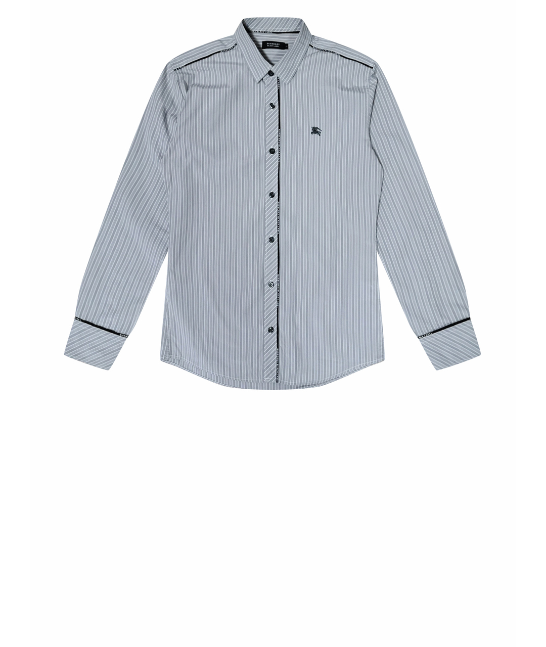 BURBERRY Серая хлопковая кэжуал рубашка, фото 1