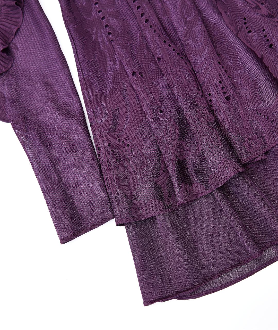 ZUHAIR MURAD Фиолетовое вискозное коктейльное платье, фото 6