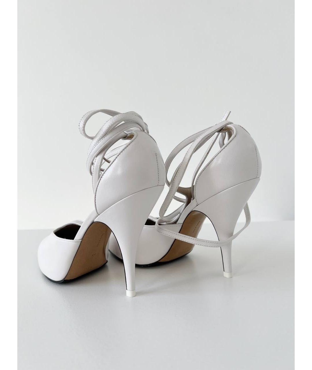 CELINE PRE-OWNED Белые кожаные туфли, фото 6