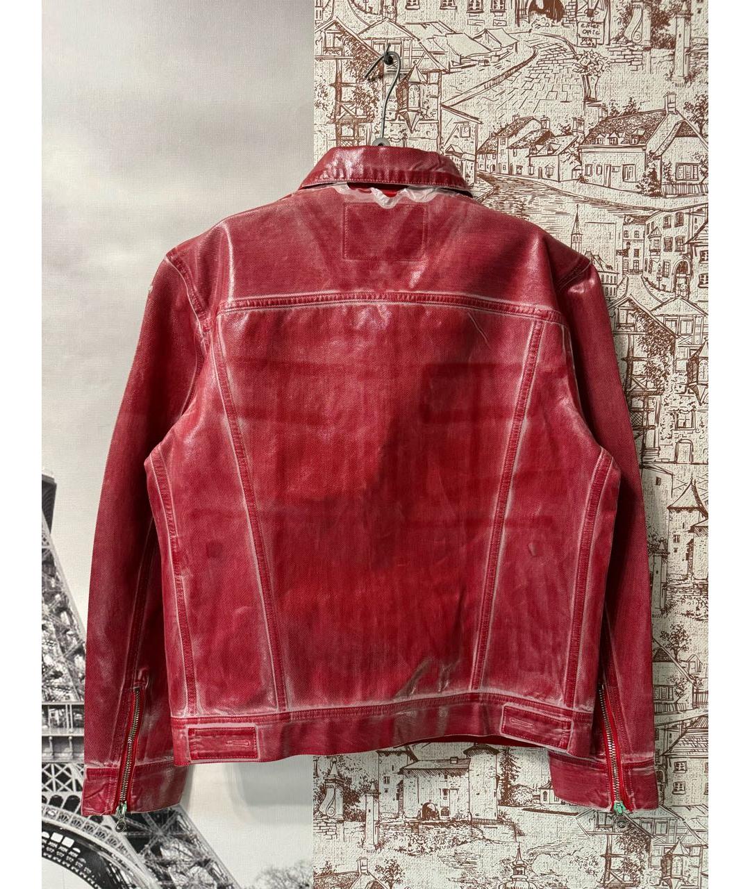 DIESEL Красная деним куртка, фото 2