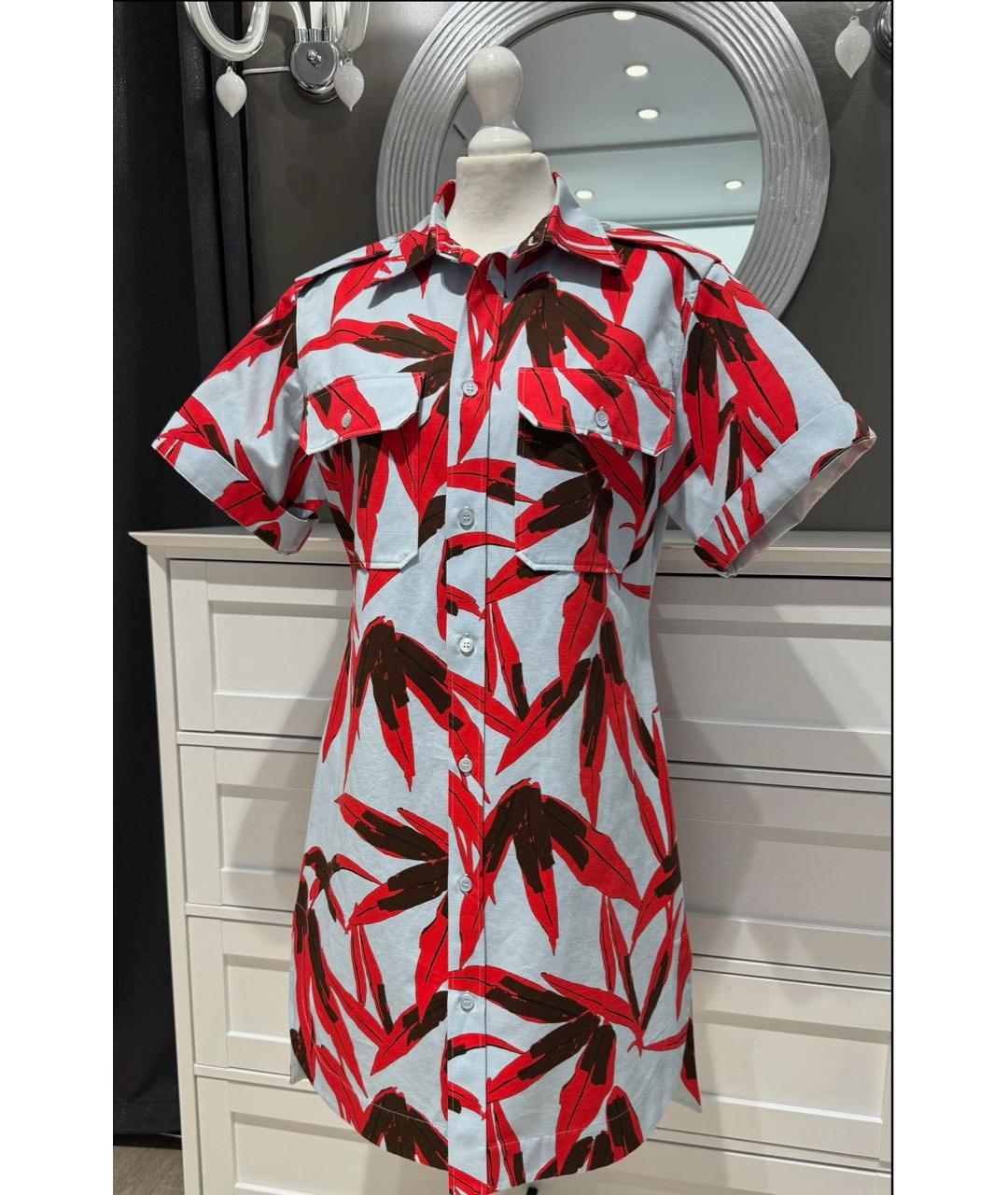 MARNI Мульти хлопковое повседневное платье, фото 2