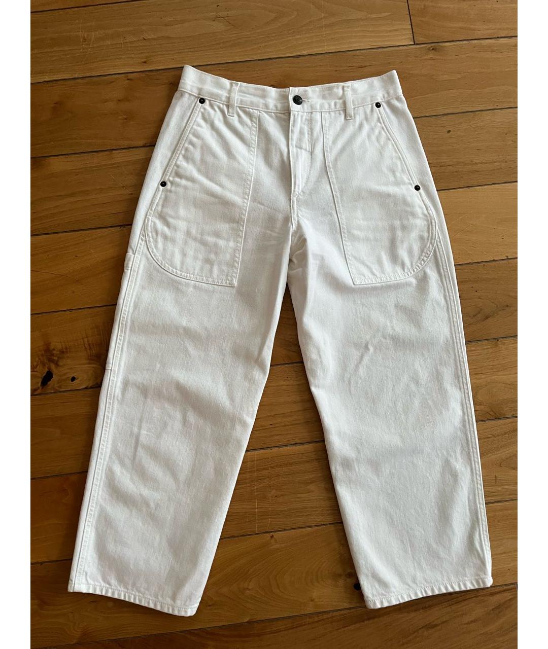 THE ROW Белые прямые джинсы, фото 7