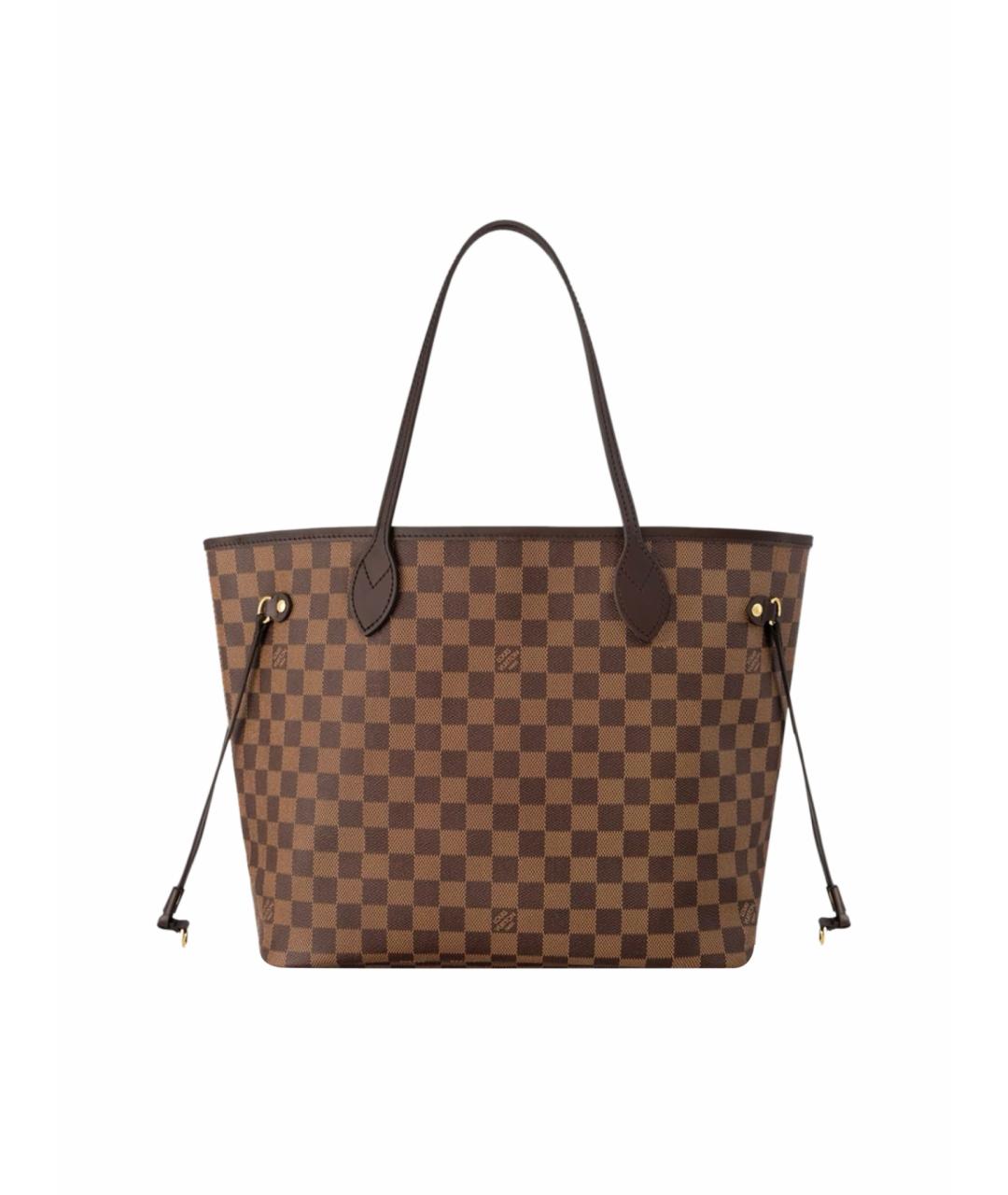 LOUIS VUITTON PRE-OWNED Коричневая кожаная сумка тоут, фото 1