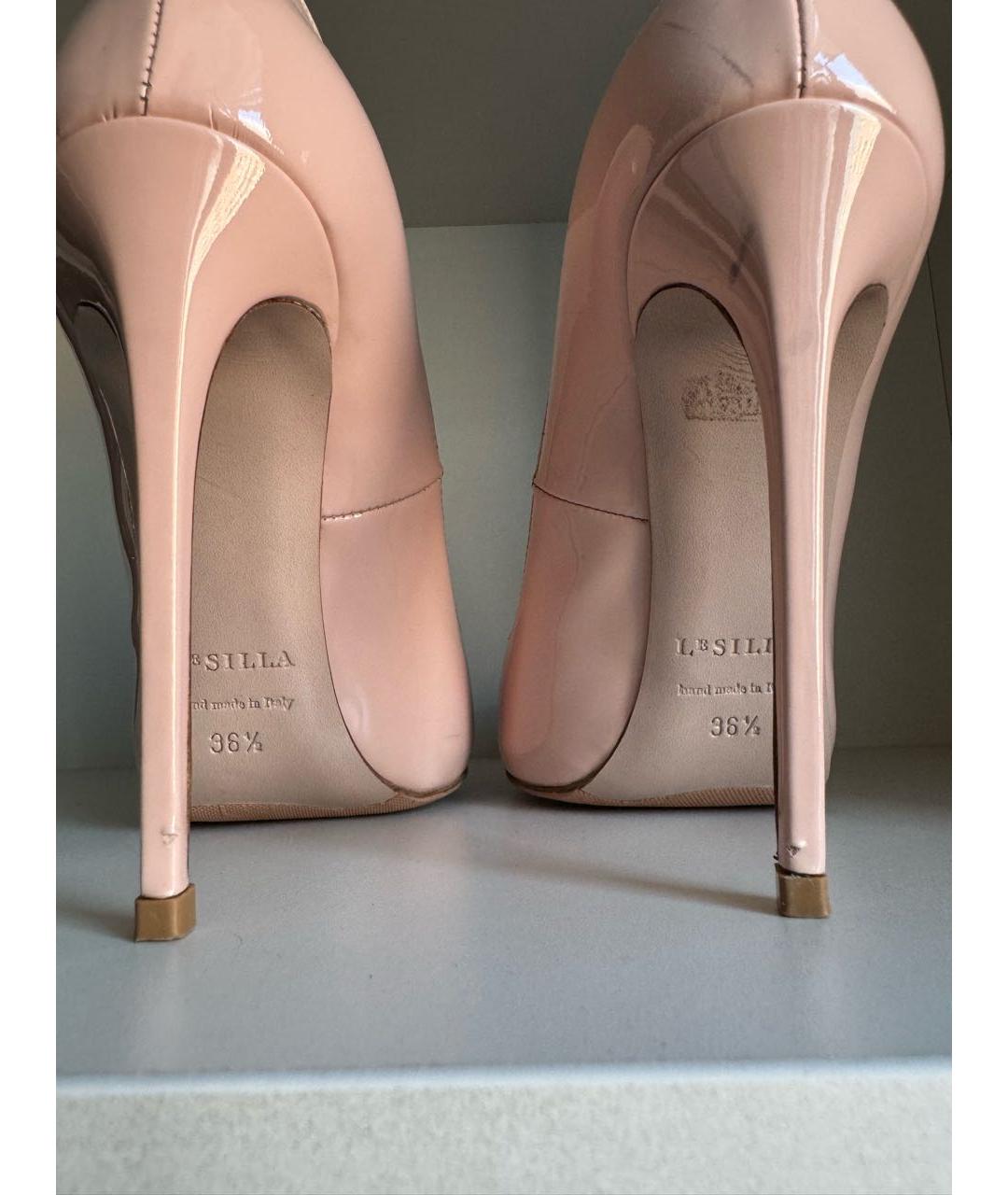 LE SILLA Розовые туфли из лакированной кожи, фото 8