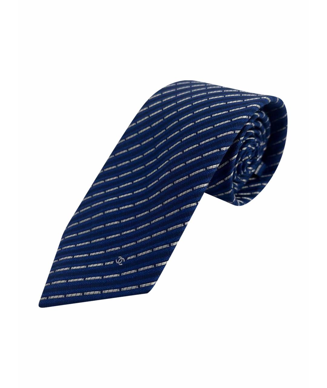 CHANEL PRE-OWNED Синий галстук, фото 1