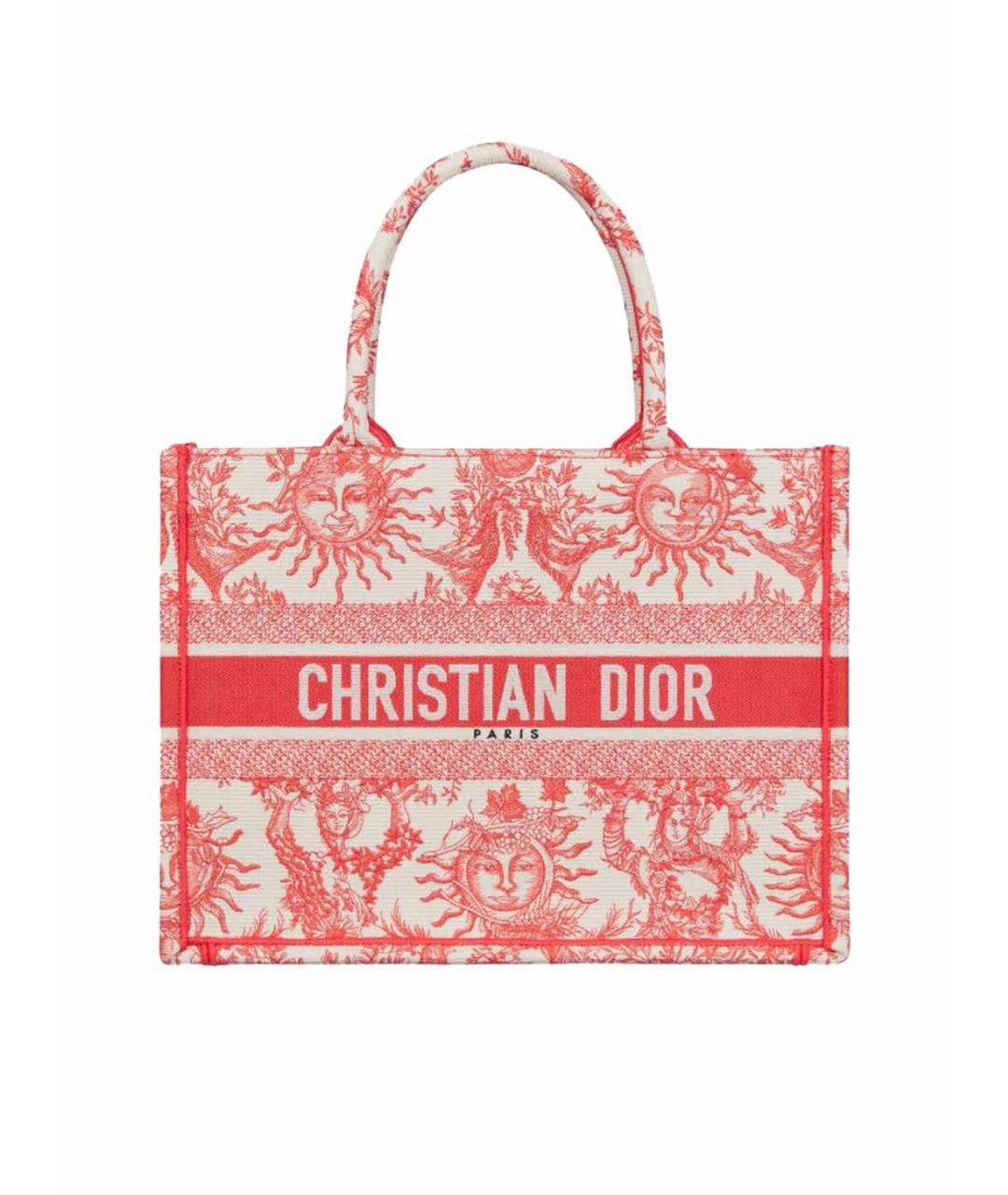 CHRISTIAN DIOR Красная пляжная сумка, фото 1
