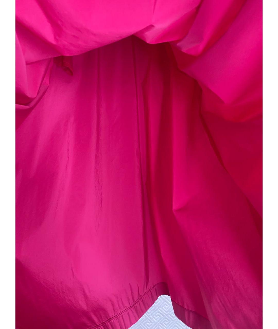 WEEKEND MAX MARA Розовая хлопковая юбка макси, фото 6