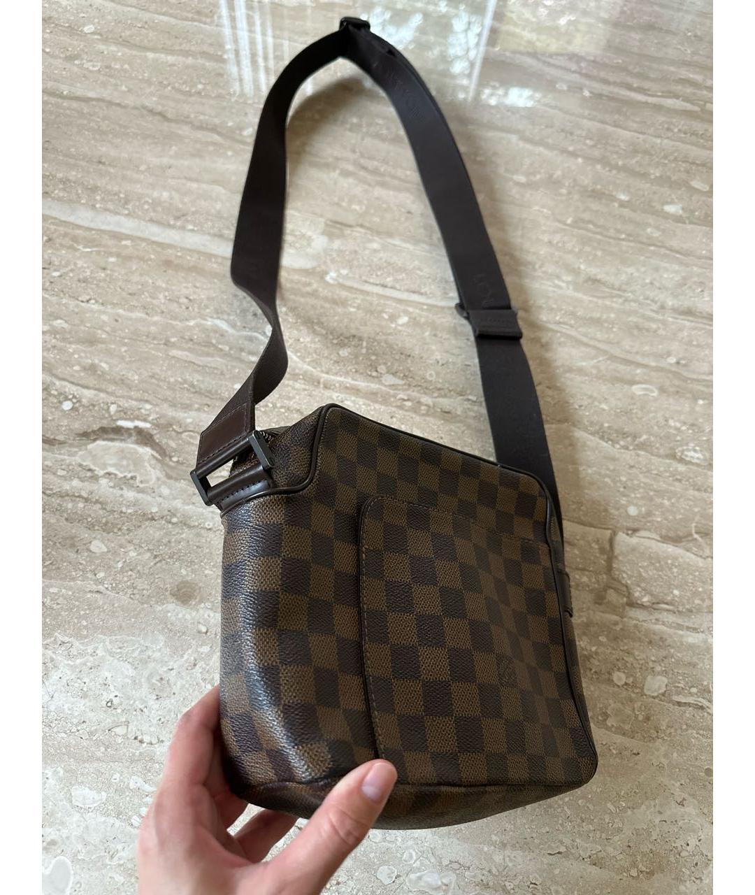 LOUIS VUITTON Коричневая сумка на плечо, фото 2