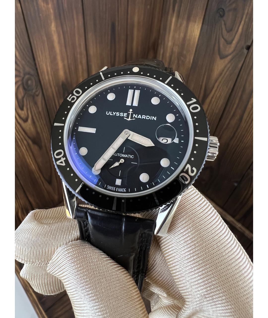 Ulysse Nardin Черные часы, фото 3