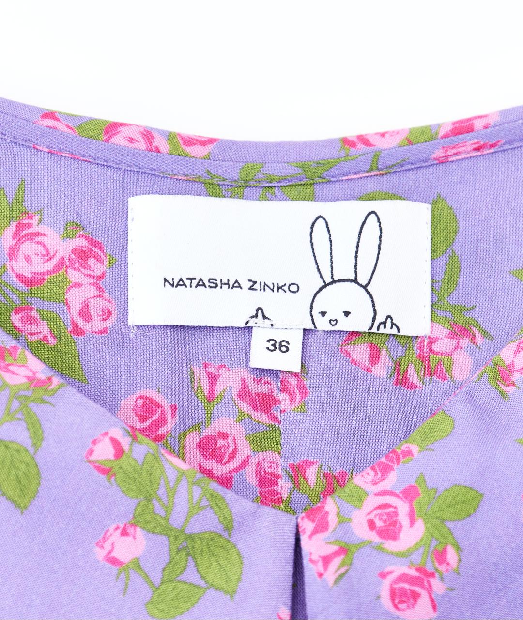 NATASHA ZINKO Фиолетовое повседневное платье, фото 4