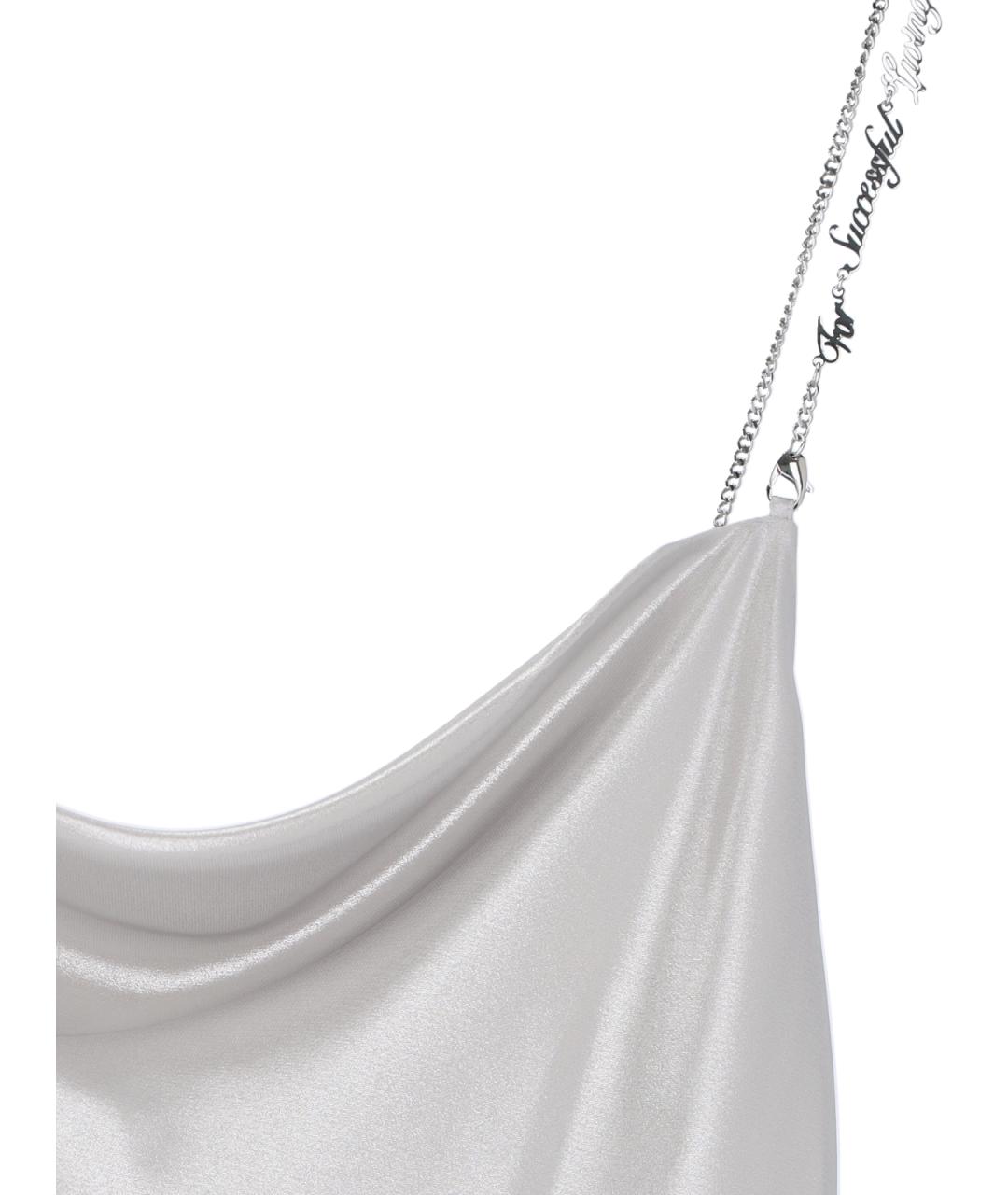 DIESEL Серебряное коктейльное платье, фото 3