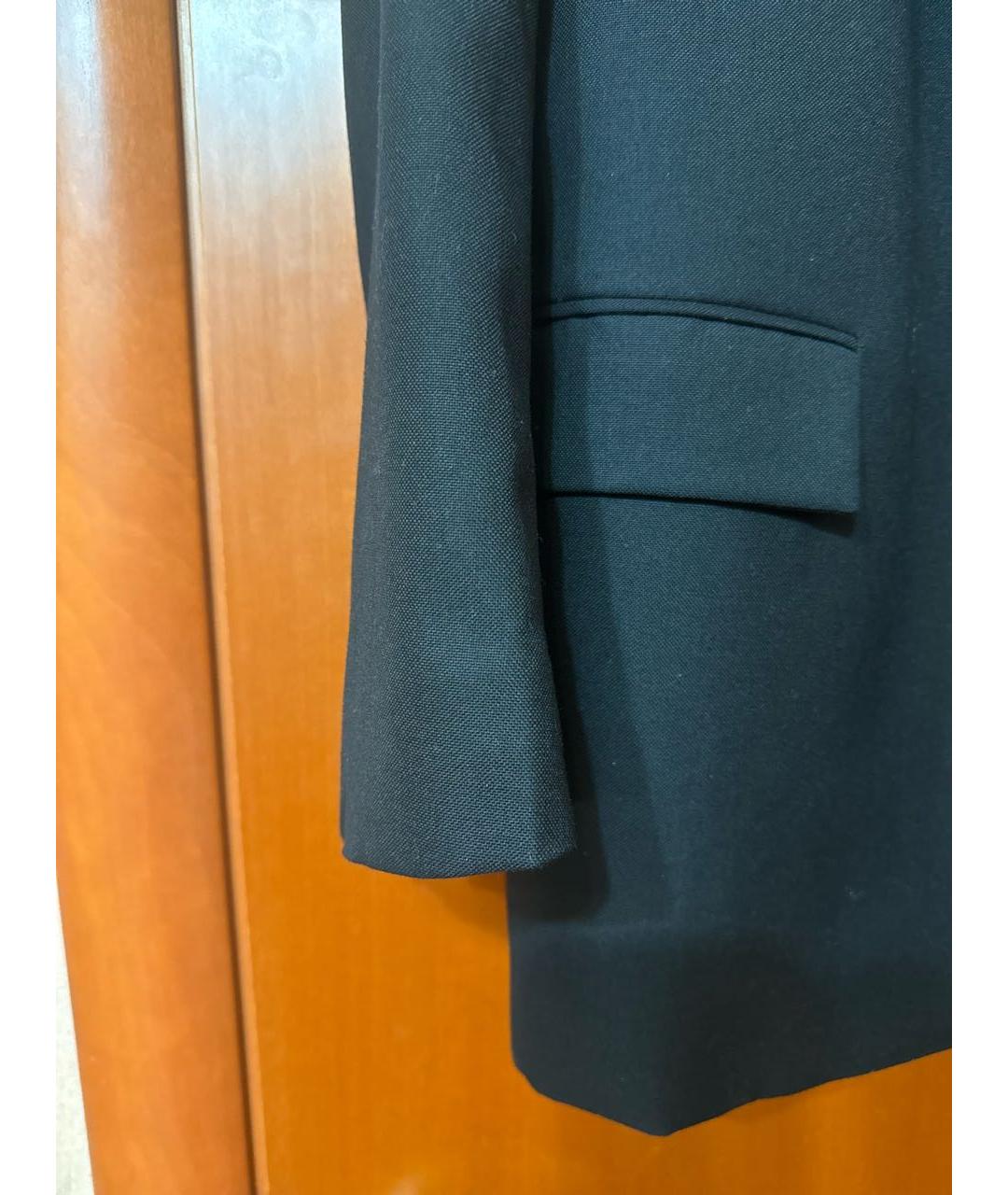 SANDRO Черный шерстяной костюм с брюками, фото 4
