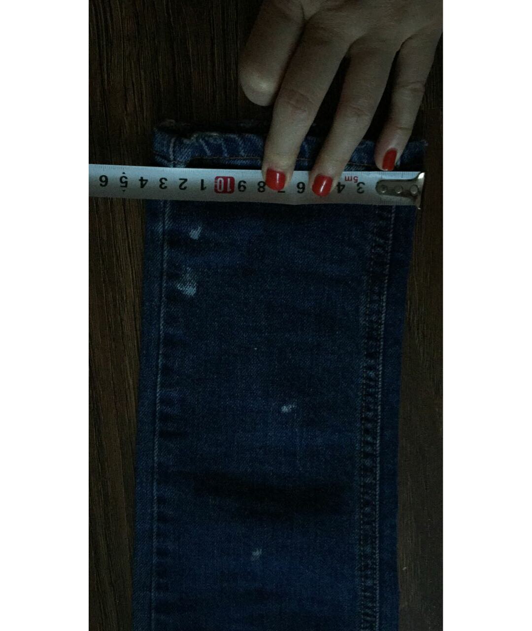 DOMREBEL Темно-синие хлопковые джинсы слим, фото 4
