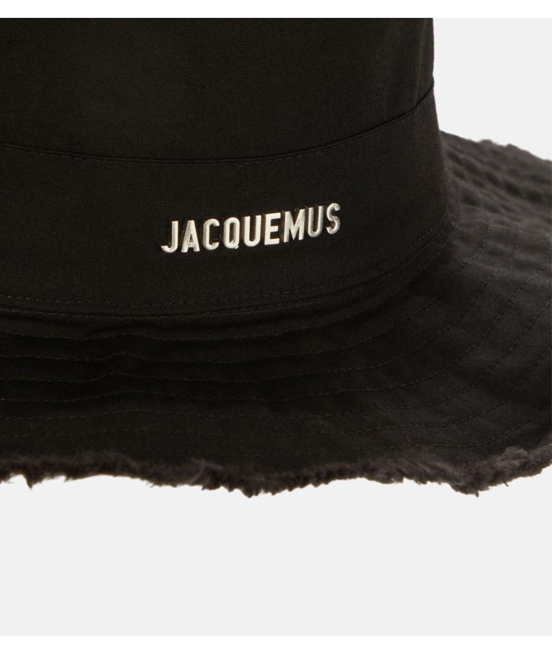 JACQUEMUS Черная хлопковая панама, фото 3