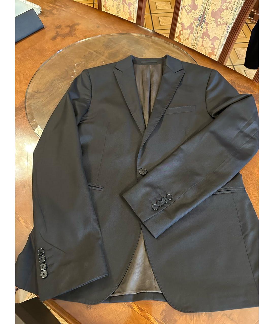 KENZO Черный шерстяной пиджак, фото 3