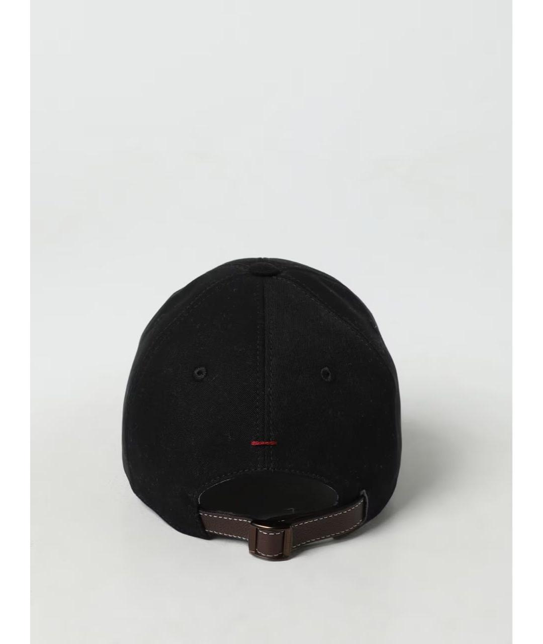 BRUNELLO CUCINELLI Темно-синяя синтетическая кепка/бейсболка, фото 3