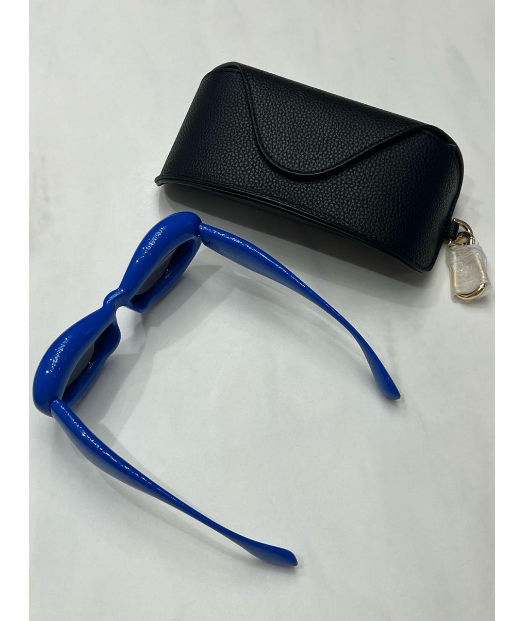 LOEWE Синие пластиковые солнцезащитные очки, фото 5