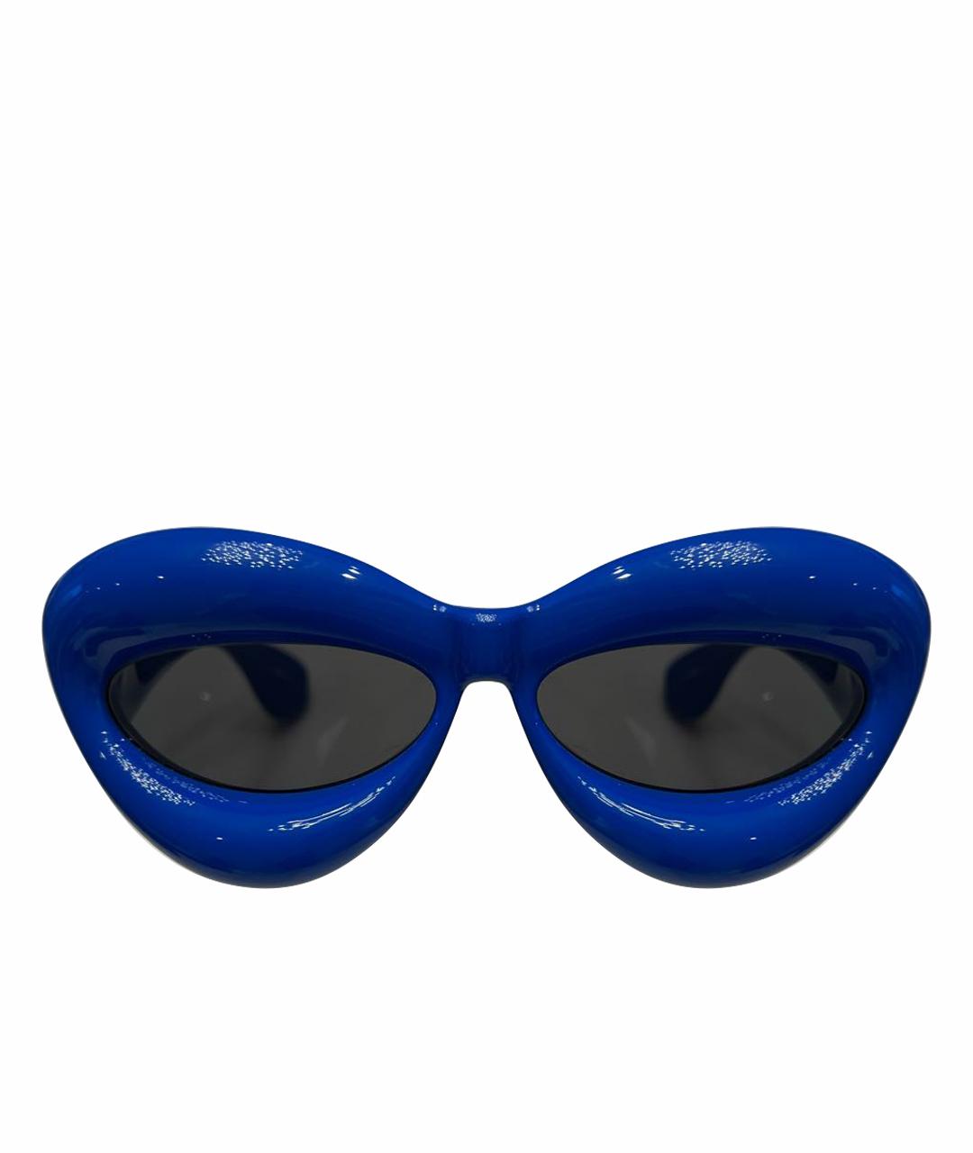 LOEWE Синие пластиковые солнцезащитные очки, фото 1