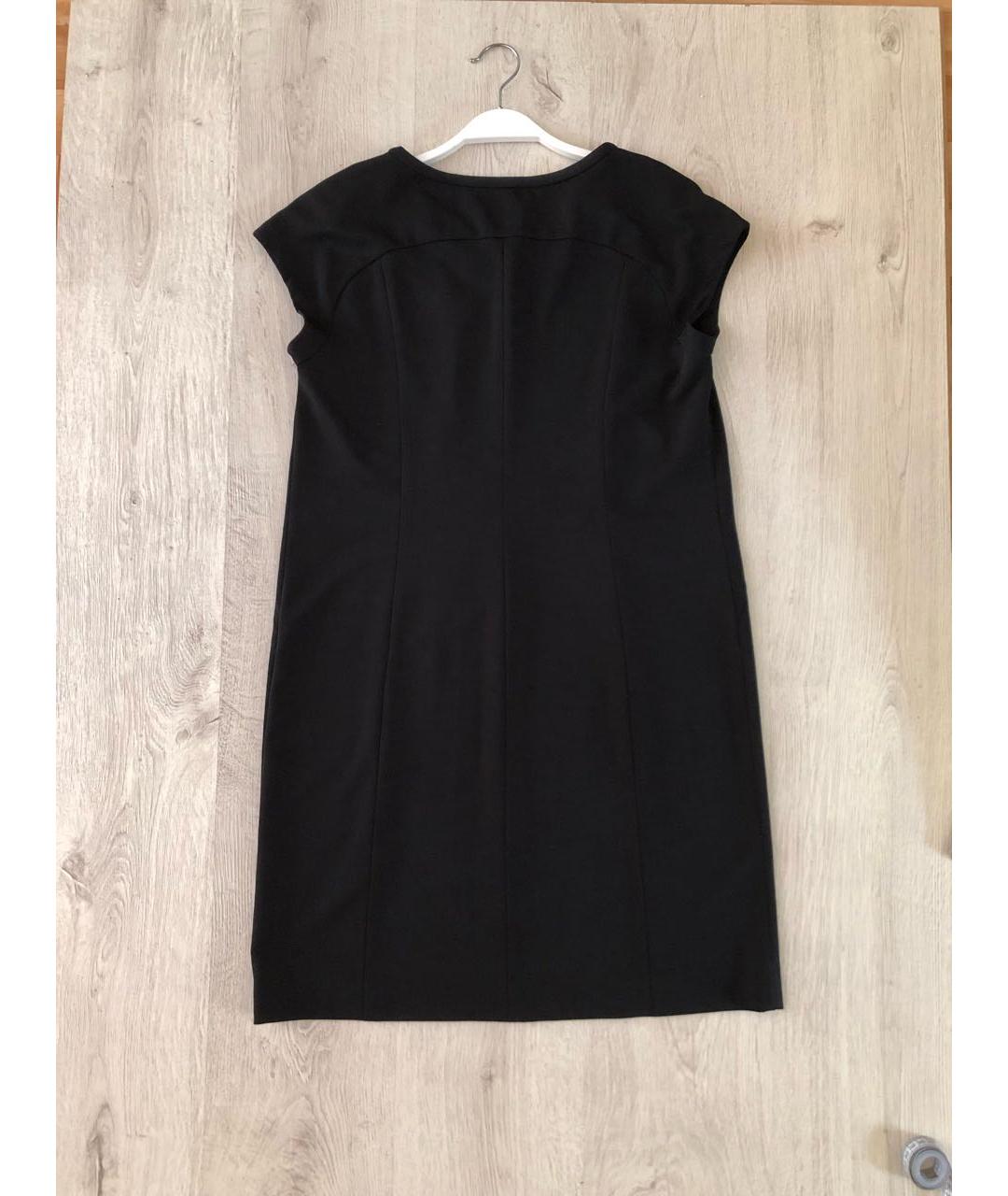 MARC CAIN Черное вискозное повседневное платье, фото 2
