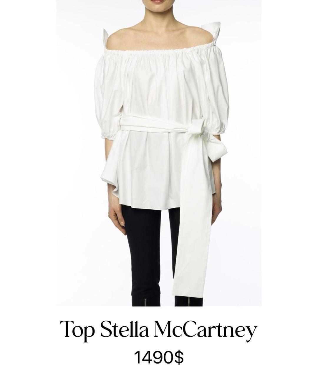 STELLA MCCARTNEY Белая блузы, фото 4