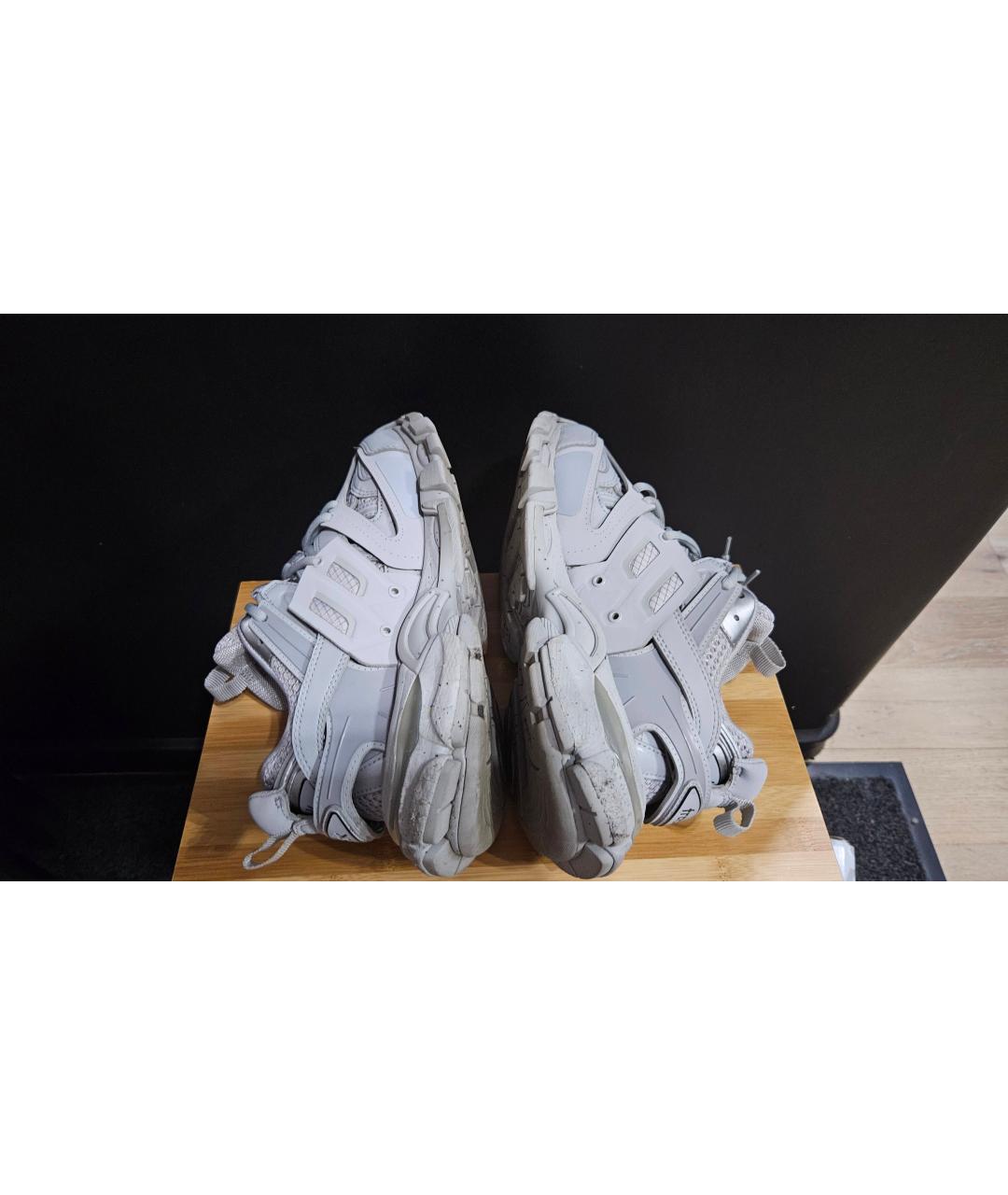 BALENCIAGA Серые резиновые кроссовки, фото 4