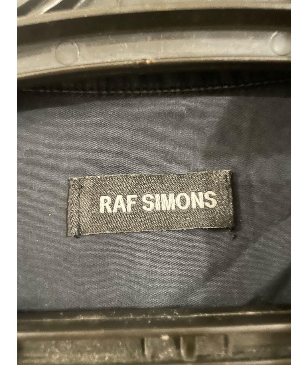 RAF SIMONS Черная хлопковая кэжуал рубашка, фото 6