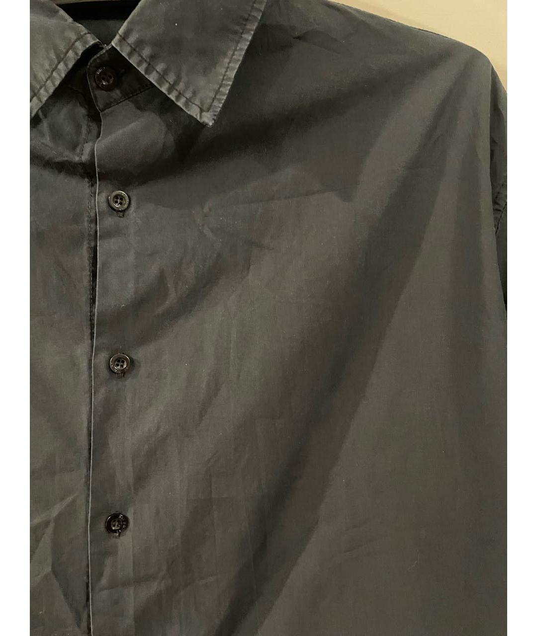 RAF SIMONS Черная хлопковая кэжуал рубашка, фото 4