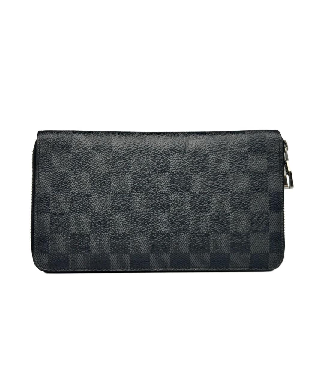 LOUIS VUITTON PRE-OWNED Черный кожаный кошелек, фото 2