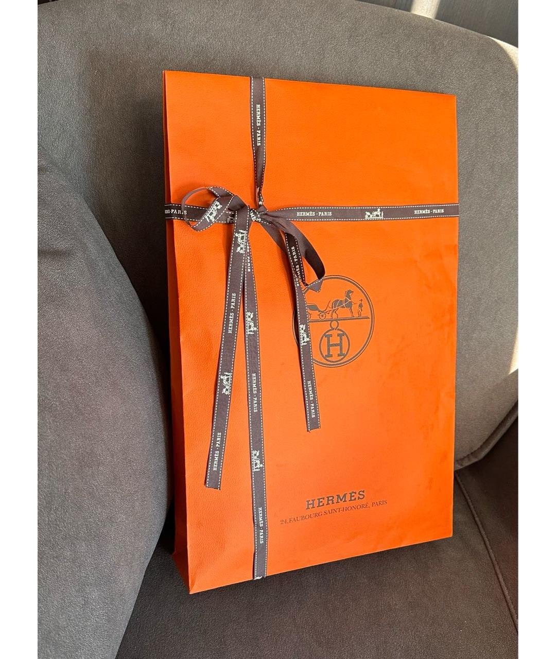 HERMES PRE-OWNED Черное шерстяное повседневное платье, фото 5