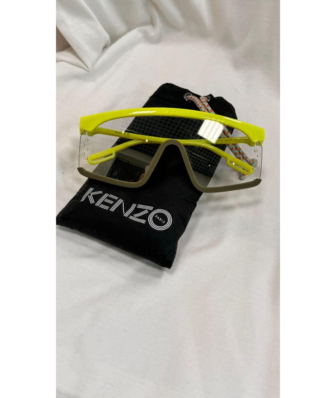 KENZO Желтые солнцезащитные очки, фото 6