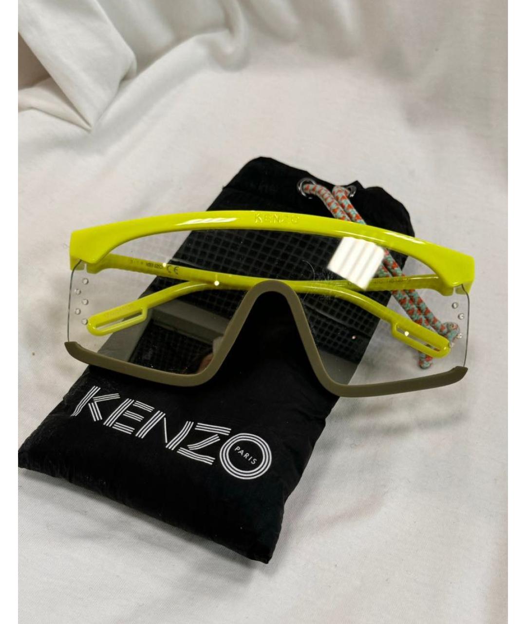 KENZO Желтые солнцезащитные очки, фото 2