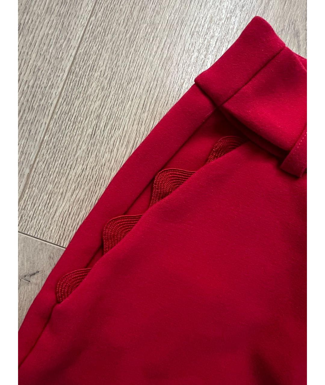 ARMANI EXCHANGE Красная полиэстеровая юбка мини, фото 5