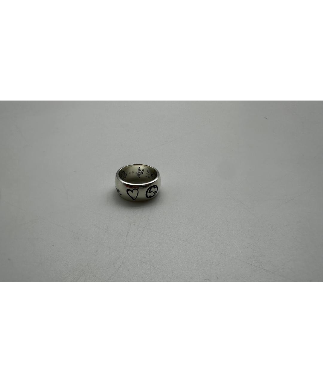 GUCCI Серебряное серебряное кольцо, фото 4