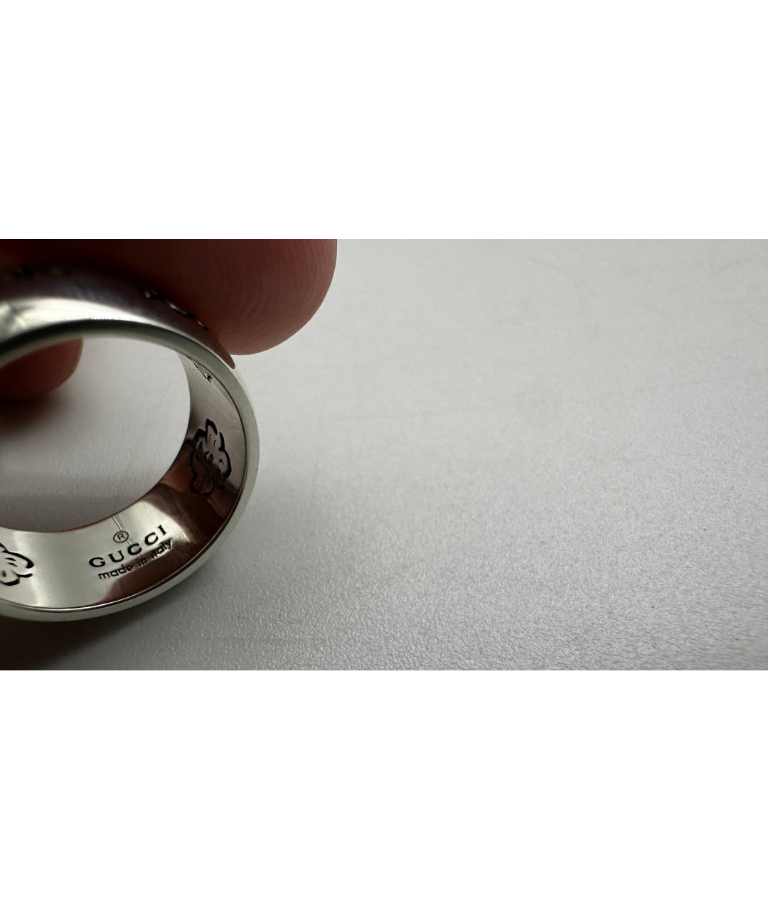 GUCCI Серебряное серебряное кольцо, фото 5