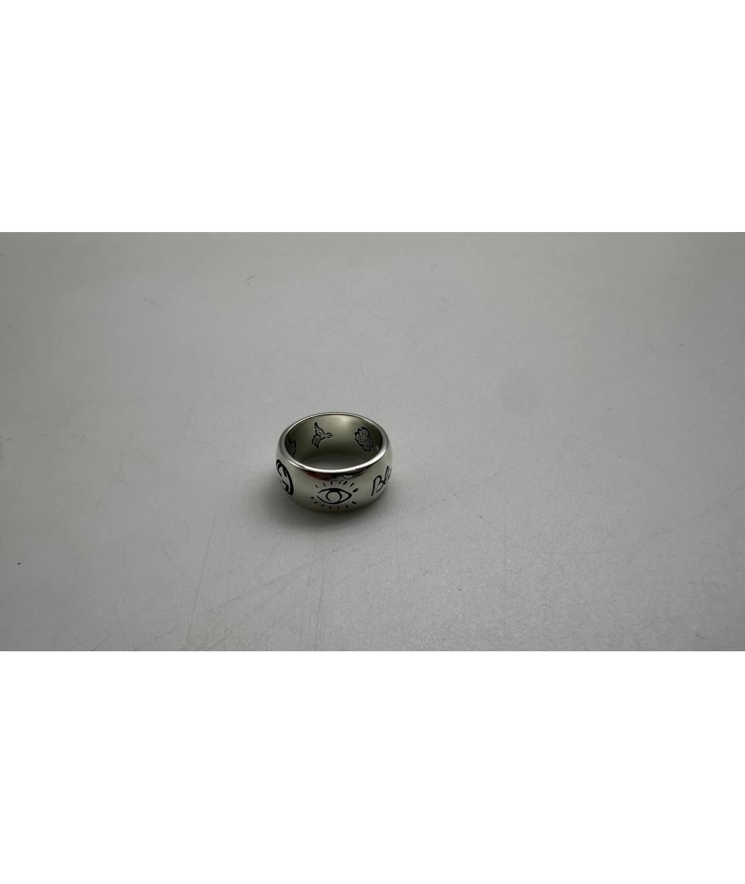 GUCCI Серебряное серебряное кольцо, фото 2